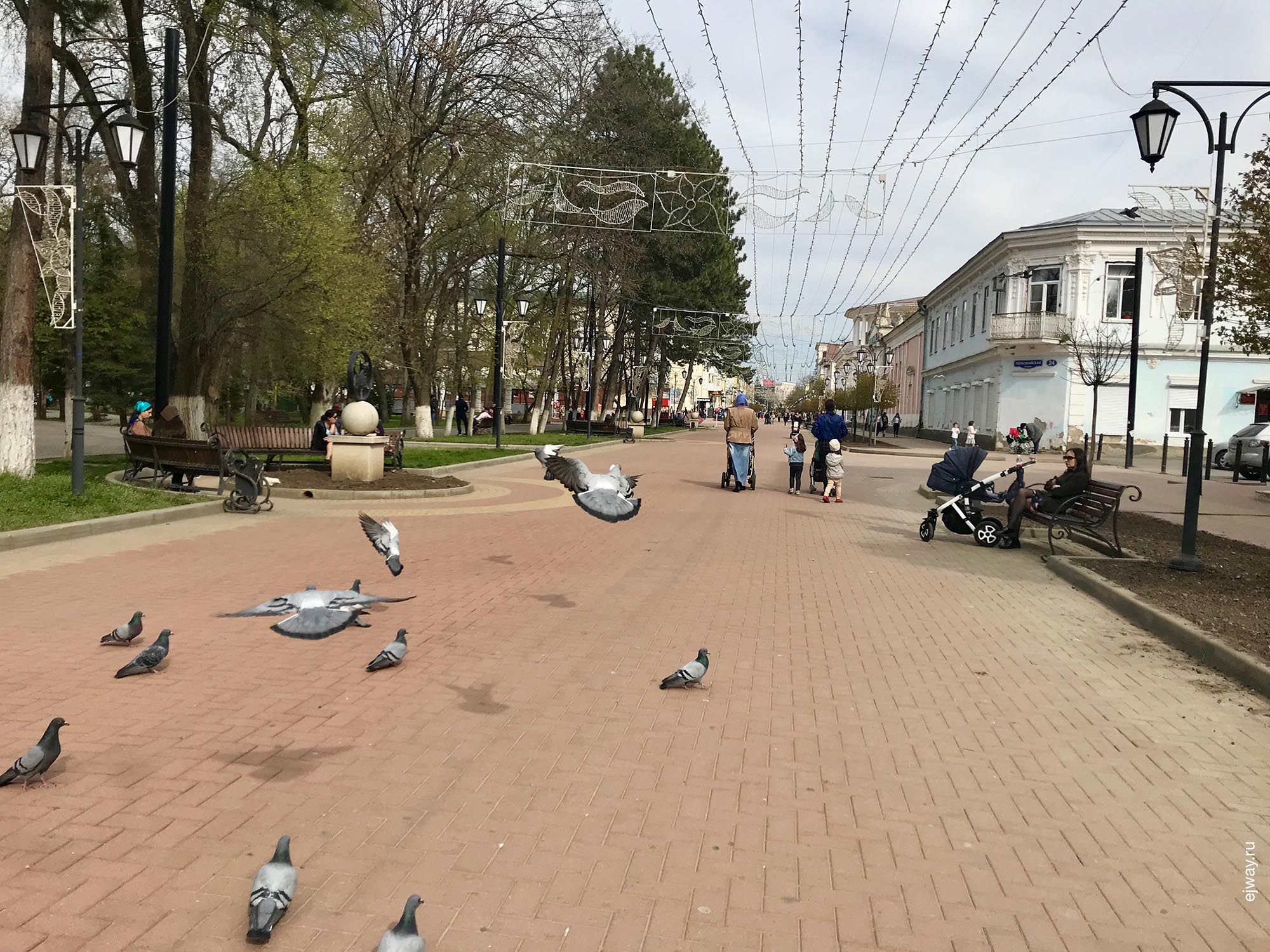 Россия, Черкесск, Улицы, ejway.ru, пешеходная улица