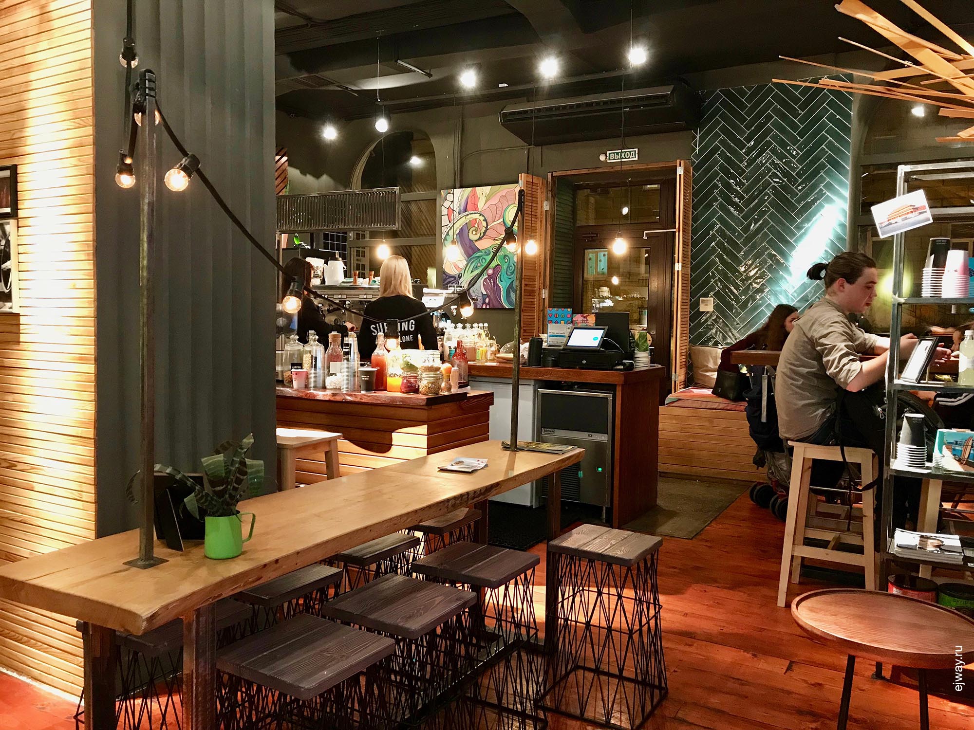 Новороссийск, Surf coffee, ejway.ru, surf cafe, кофе, интерьер