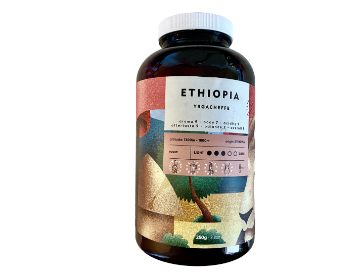 Ethiopia. Yrgacheffe. Kafeterija