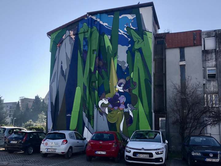 Граффити на Dositejeva