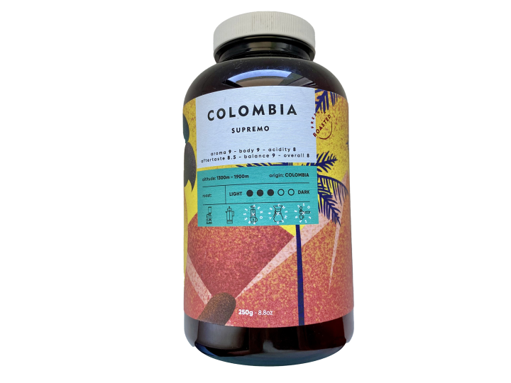 Colombia. Supremo. Kafeterija