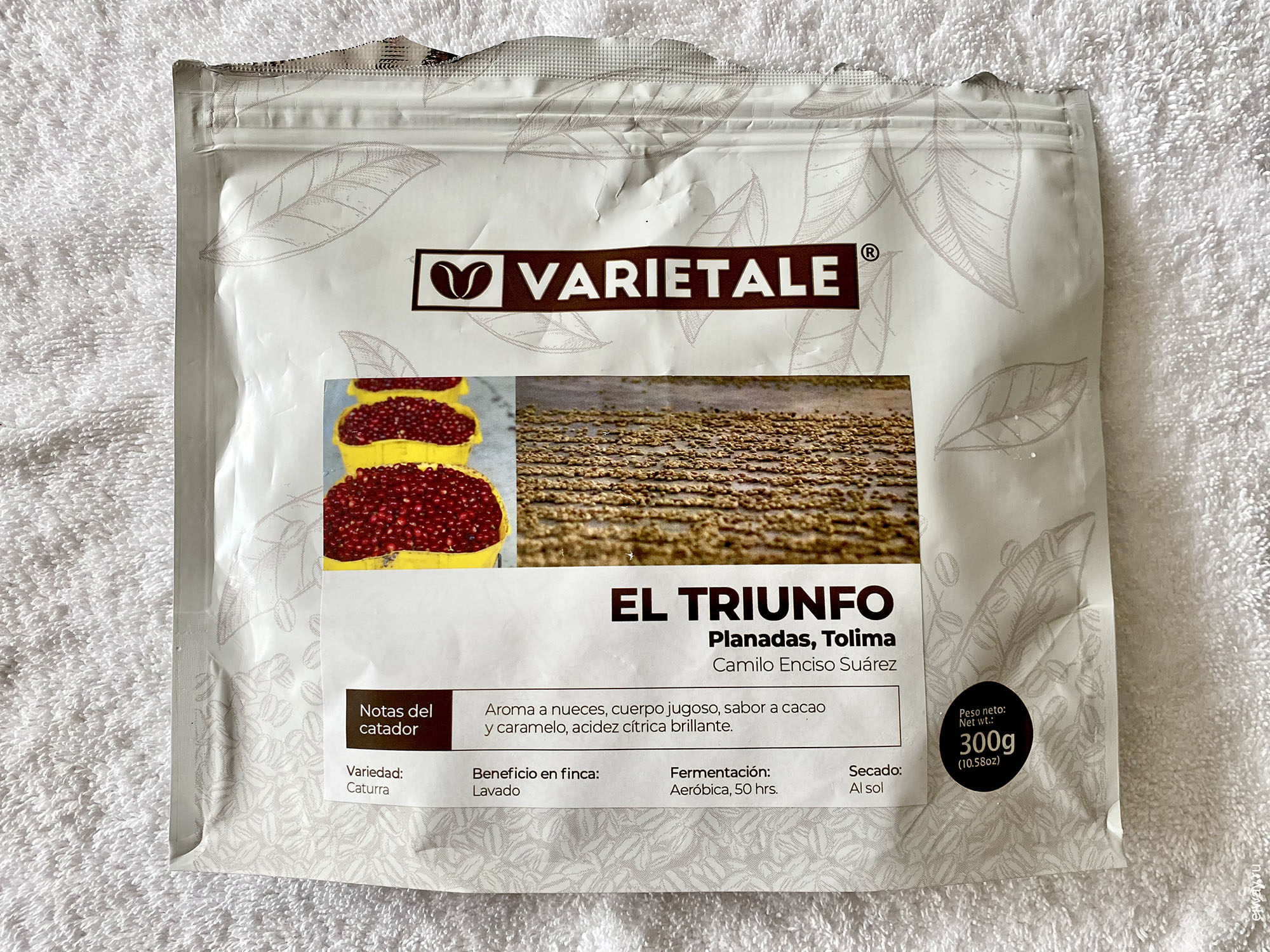 Колумбия, Богота, кофе, El triunfo. Planadas, Tolioma. Varietale, ejway.ru, 